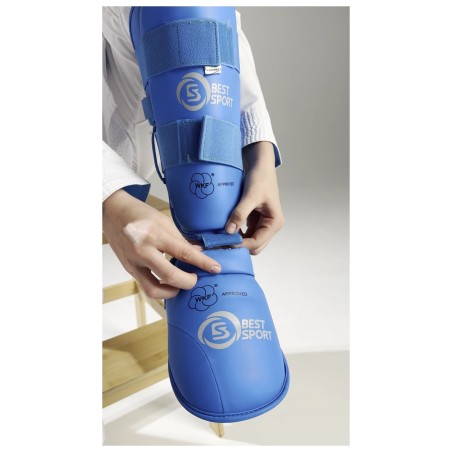 Protège-tibia et cou-de-pied karaté