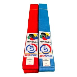 Ceinture de karaté — soie / coton 4 cm