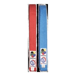 Ceinture de karaté — soie / coton 4 cm